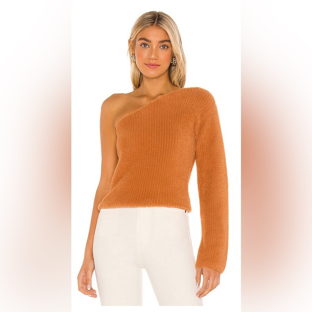 Majorelle One Shoulder Sweater NWOT